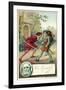 Charles Gounod, French Composer, and a Scene from His Opera Romeo Et Juliette-null-Framed Giclee Print