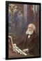 Charles Gounod French Musician and Composer Depicted Composing His Opera Faust-L. Balestrieri-Framed Art Print