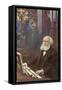 Charles Gounod French Musician and Composer Depicted Composing His Opera Faust-L. Balestrieri-Framed Stretched Canvas