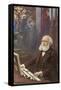 Charles Gounod French Musician and Composer Depicted Composing His Opera Faust-L. Balestrieri-Framed Stretched Canvas