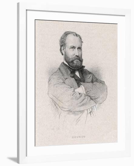 Charles Gounod French Musician and Composer-null-Framed Art Print