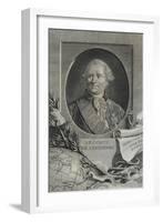 Charles Gravier (1719-1787), comte de Vergennes, ministre d'Etat des Affaires étrangères en 1774-Charles-Etienne Gaucher-Framed Giclee Print