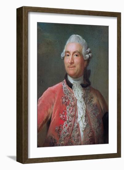 Charles Gravier Count of Vergennes, 1771-74-Gustav Lundberg-Framed Giclee Print