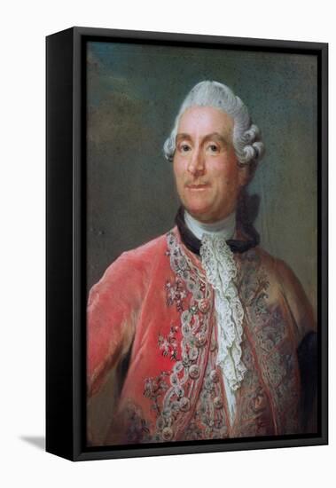 Charles Gravier Count of Vergennes, 1771-74-Gustav Lundberg-Framed Stretched Canvas