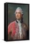 Charles Gravier Count of Vergennes, 1771-74-Gustav Lundberg-Framed Stretched Canvas