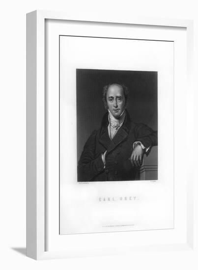 Charles Grey, 2nd Earl Grey, British Whig Statesman and Prime Minister-W Roffe-Framed Giclee Print