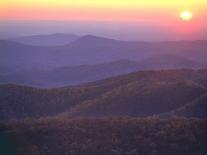 Sunrise from Buck Hollow Overlook, Shenandoah National Park, Virginia, USA-Charles Gurche-Photographic Print
