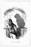 Shadow Drawing. C.H. Bennett, Pot and Kettle-Charles H Bennett-Art Print