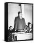 Charles H. Houston of Harvard University, Making a Plea for Use of Central High Auditorium-null-Framed Stretched Canvas