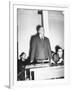 Charles H. Houston of Harvard University, Making a Plea for Use of Central High Auditorium-null-Framed Photographic Print