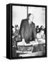 Charles H. Houston of Harvard University, Making a Plea for Use of Central High Auditorium-null-Framed Stretched Canvas