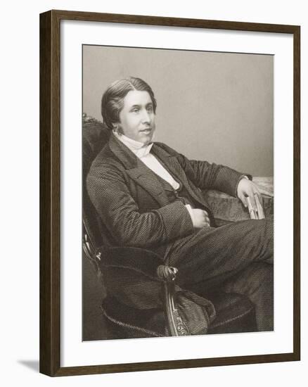 Charles Haddon Spurgeon (1834-92) Engraved by D.J. Pound from a Photograph, from 'The…-John Jabez Edwin Paisley Mayall-Framed Giclee Print