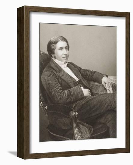 Charles Haddon Spurgeon (1834-92) Engraved by D.J. Pound from a Photograph, from 'The…-John Jabez Edwin Paisley Mayall-Framed Giclee Print