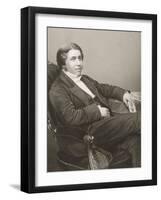 Charles Haddon Spurgeon (1834-92) Engraved by D.J. Pound from a Photograph, from 'The…-John Jabez Edwin Paisley Mayall-Framed Giclee Print