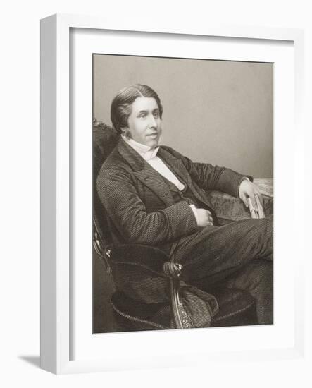 Charles Haddon Spurgeon (1834-92) Engraved by D.J. Pound from a Photograph, from 'The…-John Jabez Edwin Paisley Mayall-Framed Giclee Print