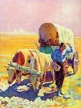 "Lost in the Desert," Country Gentleman Cover, July 1, 1938-Charles Hargens-Framed Giclee Print