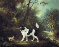 Nelson with a Terrier - Edit-Charles Henry Schwanfelder-Art Print