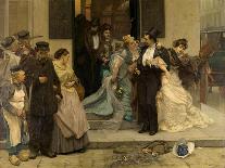 The Masked Ball at l'Opera-Charles Hermans-Stretched Canvas