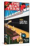 New Boat Train, Sunday on The Open Sea-Charles Holmes W^-Laminated Art Print