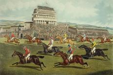 The Liverpool Grand National Steeplechase - Coming In, Published 1872-Charles Hunt and Son-Framed Stretched Canvas