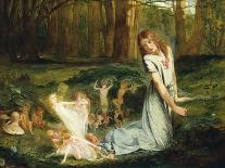 A Glimpse of the Fairies-Charles Hutton Lear-Framed Stretched Canvas