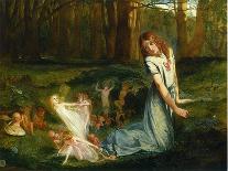 A Glimpse of the Fairies-Charles Hutton Lear-Framed Stretched Canvas