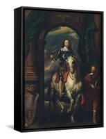 Charles I (1600-1649) with M de St Antoine, 1633, (1913)-Anthony Van Dyck-Framed Stretched Canvas