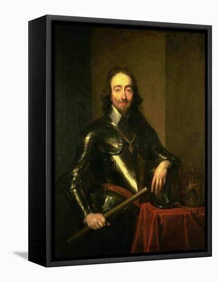 Charles I (1600-49)-Sir Anthony Van Dyck-Framed Stretched Canvas