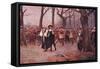 Charles I Escorted to His Execution-Ernest Crofts-Framed Stretched Canvas