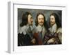 Charles I, King of England (1600-164), from Three Angles (The Triple Portrai), 1636-Sir Anthony Van Dyck-Framed Giclee Print