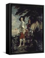 Charles I, King of England, at the Hunt-Sir Anthony Van Dyck-Framed Stretched Canvas