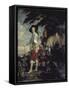 Charles I, King of England, at the Hunt-Sir Anthony Van Dyck-Framed Stretched Canvas