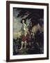 Charles I, King of England, at the Hunt-Sir Anthony Van Dyck-Framed Giclee Print