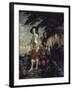 Charles I, King of England, at the Hunt-Sir Anthony Van Dyck-Framed Giclee Print