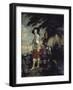 Charles I, King of England, at the Hunt-Sir Anthony Van Dyck-Framed Giclee Print