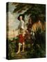 Charles I, King of England During a Hunting Party-Sir Anthony Van Dyck-Stretched Canvas