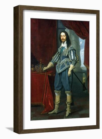 Charles I, King of Great Britain and Ireland, 1631-Daniel Mytens-Framed Giclee Print