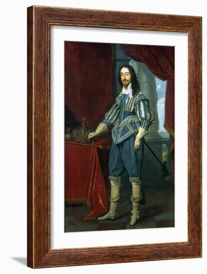 Charles I, King of Great Britain and Ireland, 1631-Daniel Mytens-Framed Giclee Print