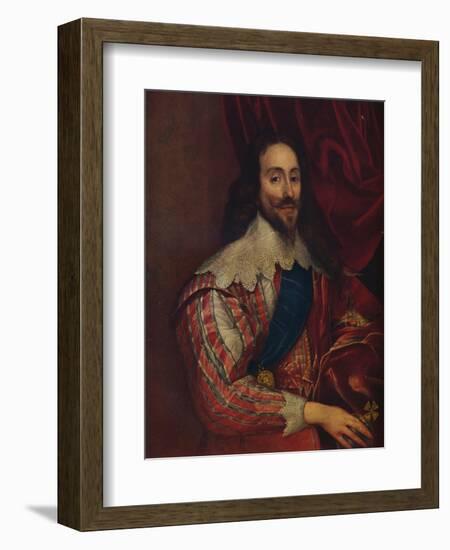 Charles I, King of Great Britain and Ireland, 17th century, (1913)-Daniel Mytens-Framed Giclee Print