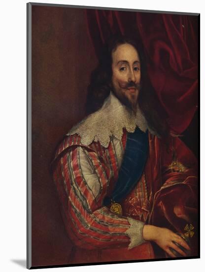 Charles I, King of Great Britain and Ireland, 17th century, (1913)-Daniel Mytens-Mounted Giclee Print