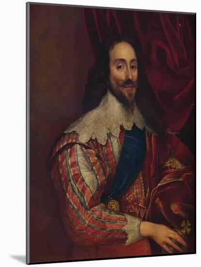 Charles I, King of Great Britain and Ireland, 17th century, (1913)-Daniel Mytens-Mounted Giclee Print