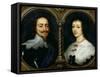 Charles I of England and Queen Henrietta Maria-Sir Anthony Van Dyck-Framed Stretched Canvas