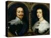 Charles I of England and Queen Henrietta Maria-Sir Anthony Van Dyck-Stretched Canvas