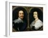 Charles I of England and Queen Henrietta Maria-Sir Anthony Van Dyck-Framed Giclee Print