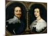 Charles I of England and Queen Henrietta Maria-Sir Anthony Van Dyck-Mounted Giclee Print