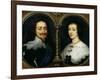 Charles I of England and Queen Henrietta Maria-Sir Anthony Van Dyck-Framed Giclee Print