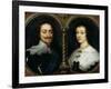 Charles I of England and Queen Henrietta Maria-Sir Anthony Van Dyck-Framed Giclee Print