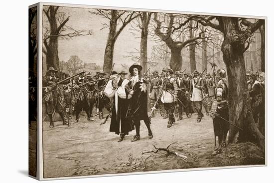 Charles I on His Way to Execution-Ernest Crofts-Stretched Canvas