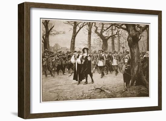 Charles I on His Way to Execution-Ernest Crofts-Framed Giclee Print