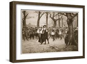 Charles I on His Way to Execution-Ernest Crofts-Framed Giclee Print